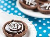 Tartelettes Chocolat/Caramel à tomber par terre! Par le blog Objectif: Zéro Miette