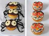 Cupcakes effrayants d'Halloween