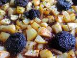 Tarte Pommes de terre & Boudin Noir (express)