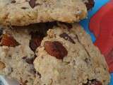 Biscuits amandes chocolat graines de sésame, tournesol et sarrasin