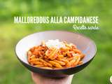 Malloreddus alla campidanese (recette sarde)