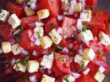 Salade de tomates du jardin