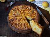Gâteau aux pêches et au safran d’Alsace