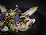 Salade de foies de volaille de Julien Roland, Chef du Caveau du Gaentzebrinnel à Beinheim