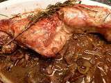 Cuisse de dindonneau aux cèpes et romarin