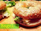 Bagel au Fromage, Jambon & Salade