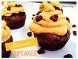 Brownie Cupcakes au beurre de cacahuète