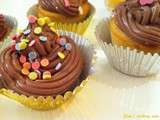 Cupcakes vanillés au nutella