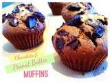 Muffins au chocolat Coeur Peanut Butter