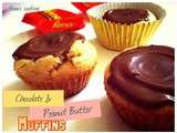 Muffins Fondants au Peanut Butter Reese's