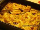 Gratin of butternut squash with Parmesan and nutmeg