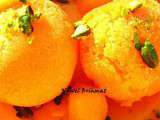 Sorbet carotte-melon sans sorbetière