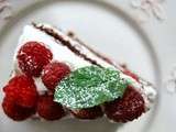 Sponge cake mascarpone, fraises et framboises