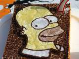 Verger abricot et sa tête d'Homer Simpson