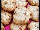 Cookies au chocolat blanc, noix, noisettes et pistaches pour Heartbreaker