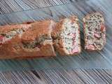 Cake saucisses - moutarde - sésame