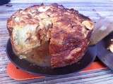 Gâteau pain perdu caramélisé à la banane