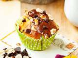 Muffin au coeur fondant chocolat & fleur d’oranger