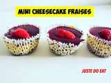 Mini cheesecakes fraises