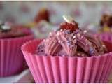 Cupcakes ♥ chocolat ♥ framboise ♥ girly ♥