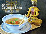 Soupe thai – Recette thaï d’araignée de porc et lait de coco
