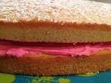 Victoria Sponge Cake à la Framboise