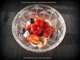 Coupe fruits rouges mascarpone spéculoos