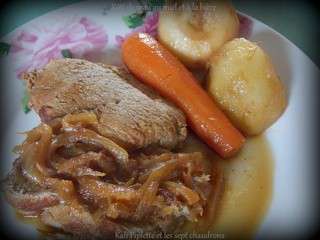 Rôti de veau au miel et à la bière