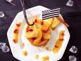 Crêpes aux pommes rôties et caramel beurre salé