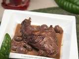 Lapin au vin rouge et quatre-épices