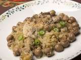 Poulet aux fines herbes et champignons