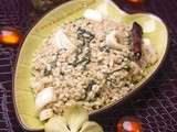 Risotto aux calamars et aux brèdes