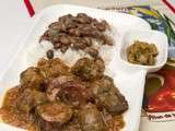 Rougail saucisses et zandouilles (La Réunion)