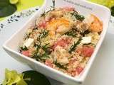Salade de la mer au pamplemousse