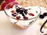 Trifle créole aux jamblon, goyavier et chocolat blanc