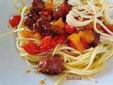 Spaghettis aux merguez - Kamika