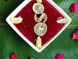 Dragon fruit curd/curd au fruit du dragon (pitaya), parfumé au citron galet