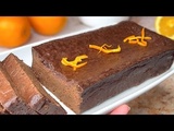 Gâteau Dessert sans farine, sans sucre ! Recette de Fêtes avec Jus d'orange + Chocolat