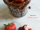 Mug Cake choco fraises