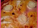 Pizza Cheddar, chévre et camembert
