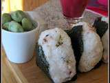Apéro au Japon : Nigorizaké sakura et onigiri au thon