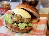 Buns comme Dorian, hamburger de poulet légumiel tomate origan (concours inside )