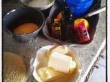 Lemon polenta cake