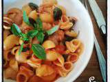 One pot pasta chipolatas et basilic