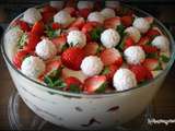 Tiramisù aux biscuits roses et fraises pour cmum