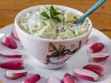 Dip de yaourt au concombre et aux herbes