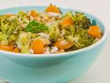 Salade de blé au carotte et brocolis