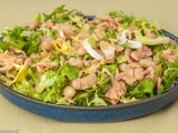 Salade de haricots blancs au thon facile et rapide