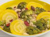 Salade de quinoa au brocolis et betterave