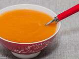 Soupe de céleri rave aux carottes